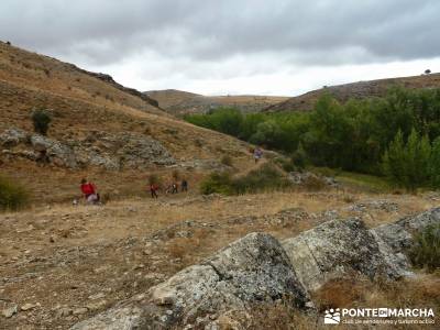 Yacimiento celtíbero de Tiermes y Hoz de Ligos;cañadas reales foro trekking